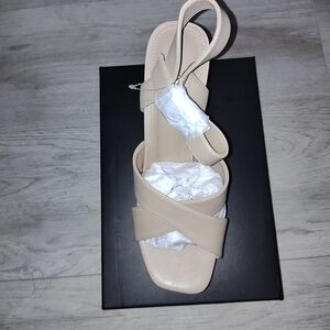 Nude Strappy Women's Heels